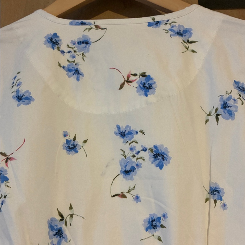 Quince Organic Cotton Poplin Tiered Mini Dress - Picture 4 of 4